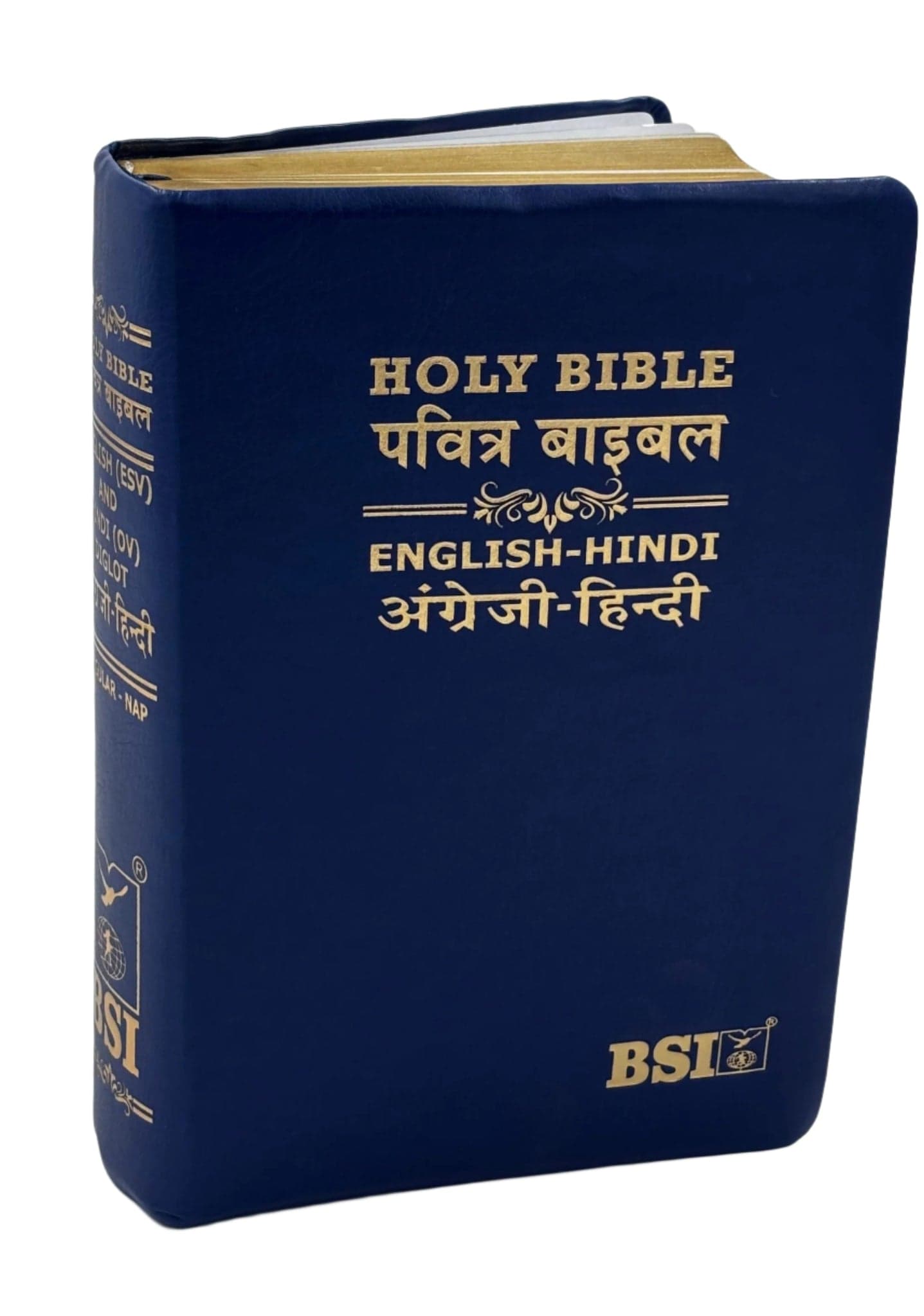 BSI Hindi-English Bilingual Bible – Leather Finish