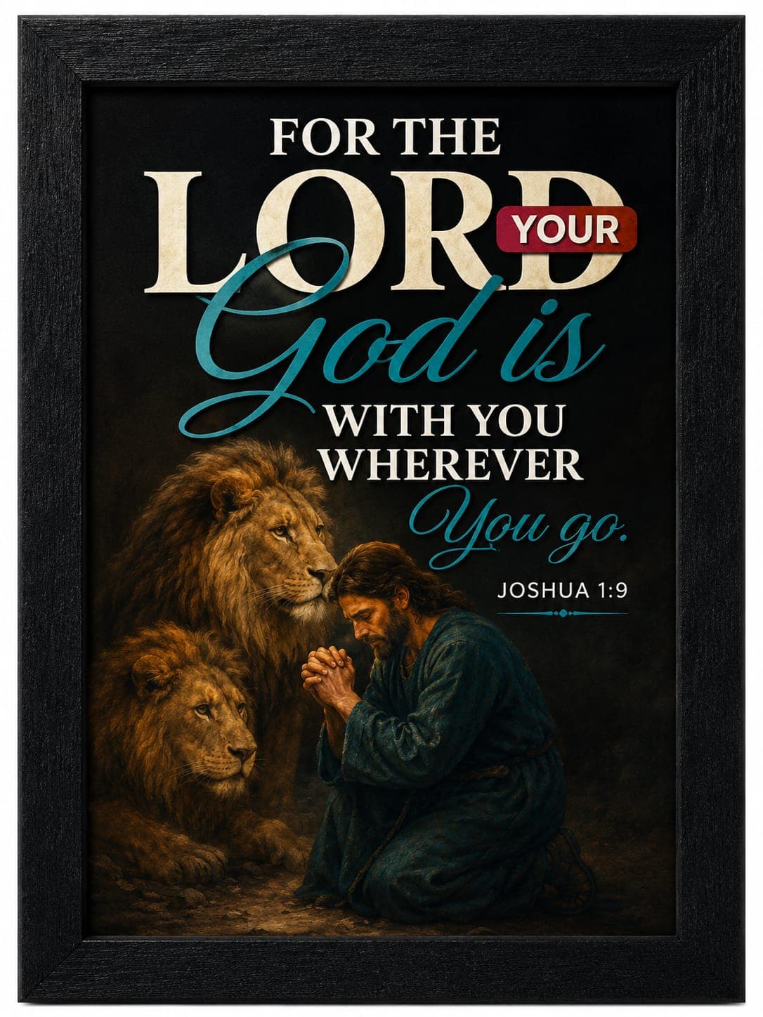 For The Lord-Bible Verse Frame